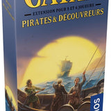 Catan extension - Pirates et découvreurs - 5 - 6 joueurs - Jeu de plateau de stratégie - Rouge et Noir