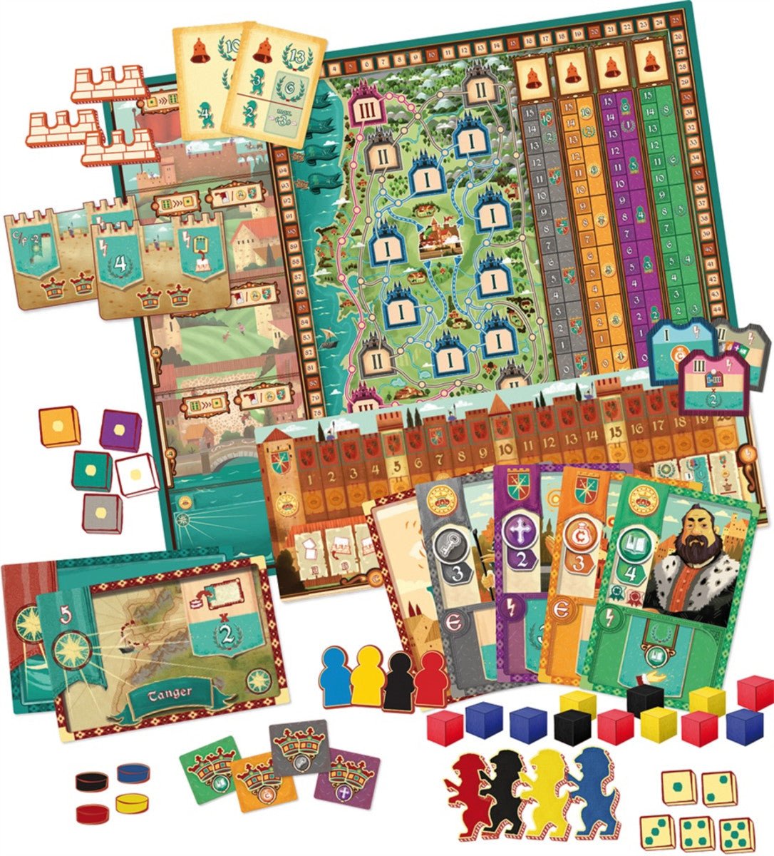 Coimbra - Jeu de plateau de stratégie - Rouge et Noir