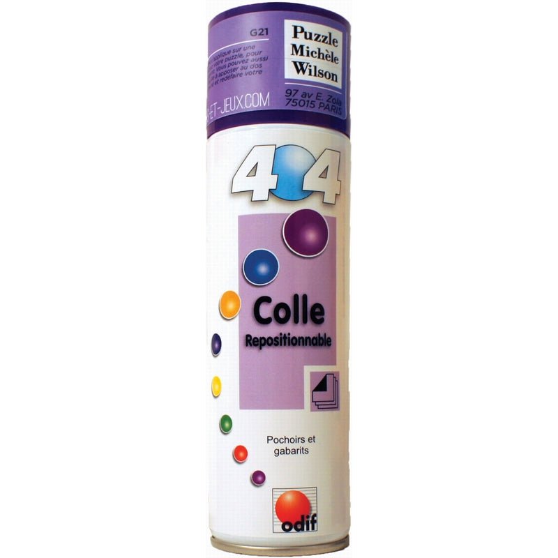 Colle puzzle - Repositionnable - accessoire puzzle - Rouge et Noir