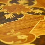 Collection - Backgammon ancien - Backgammon en bois marqueté ancien - Rouge et Noir
