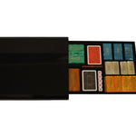 Collection - Coffret Romagnoli - Jetons ancien Bakélite biseauté - Antiquités / Jeux anciens - Rouge et Noir