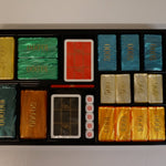 Collection - Coffret Romagnoli - Jetons ancien Bakélite biseauté - Antiquités / Jeux anciens - Rouge et Noir