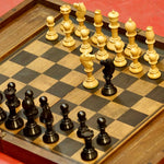 Collection - Ensemble Jeu d'échecs ancien Northern Upright - Antiquités / Jeux anciens - Rouge et Noir