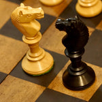 Collection - Ensemble Jeu d'échecs ancien Northern Upright - Antiquités / Jeux anciens - Rouge et Noir