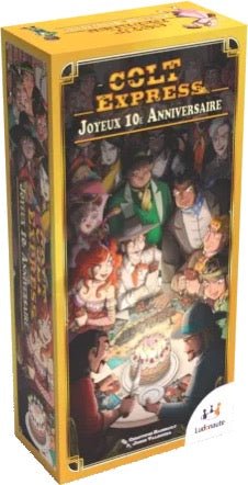 Colt Express - Extension - 10 eme anniversaire - Jeu de plateau de stratégie - Rouge et Noir