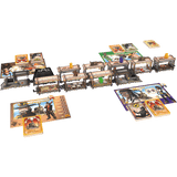 Colt Express - extension Convoyeurs et Train Blindé - Jeu de plateau de stratégie - Rouge et Noir