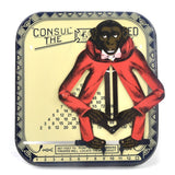 Consul 777 - Le singe savant - Jeu jouet de calcul nombre en métal cadeau - 12a - Rouge et Noir