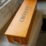 Croquet 8 Joueurs - Boite huilée - Jeu d'adresse en bois - Rouge et Noir
