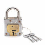CT Cadenas - Push trick - casse - tête en métal cadenas enfant - Rouge et Noir