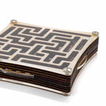 CT Labyrinthe pourfendu - Casse - tête en bois - Rouge et Noir