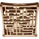 CT Labyrinthe pourfendu - Casse - tête en bois - Rouge et Noir