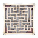 CT Labyrinthe pourfendu - Casse - tête en bois - Rouge et Noir