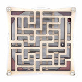 CT Labyrinthe pourfendu - Casse - tête en bois - Rouge et Noir