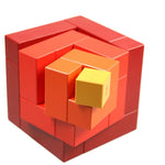 Cubicus - Jeu de construction design - Rouge et Noir