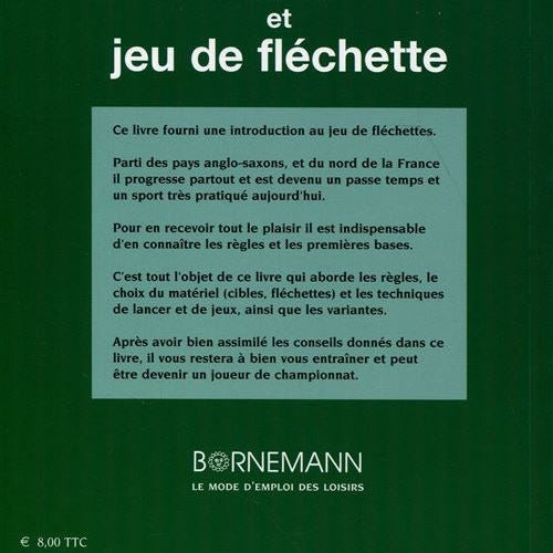 Darts et jeu de fléchettes - Bornemann - Règles de Jeux - Librairie - Rouge et Noir