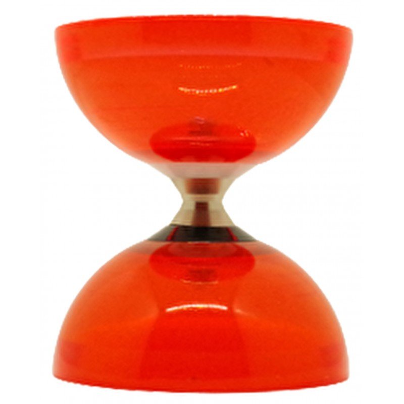 Diabolo Cyclone Quartz V2 à roulement JWS - Rouge - MM - extérieur - Rouge et Noir
