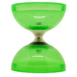 Diabolo Cyclone Quartz V2 à roulement JWS - Vert - MM - extérieur - Rouge et Noir
