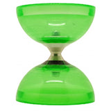 Diabolo Cyclone Quartz V2 à roulement JWS - Vert - MM - extérieur - Rouge et Noir