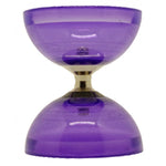 Diabolo Cyclone Quartz V2 à roulement JWS - Violet - MM - extérieur - Rouge et Noir