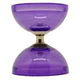 Diabolo Cyclone Quartz V2 à roulement JWS - Violet - MM - extérieur - Rouge et Noir