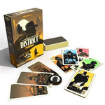 District Noir - Jeu de société et plateau de stratégie de cartes à deux - Rouge et Noir