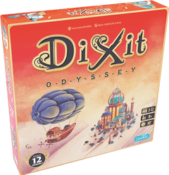 Dixit Odyssey - Jeu de plateau d'ambiance et de vivacité - Rouge et Noir