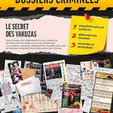 DOSSIERS CRIMINELS : LE SECRET DES YAKUZAS - Jeu de plateau de stratégie coopératif - Rouge et Noir