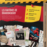 DOSSIERS CRIMINELS : LES FANTÔMES DE BRANDONSBURY - Jeu de plateau de stratégie coopératif - Rouge et Noir