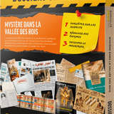 DOSSIERS CRIMINELS : Mystère Dans La Vallée Des Rois - Jeu de plateau de stratégie coopératif - Rouge et Noir