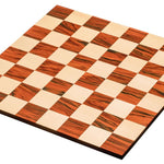 Echiquier Palissandre - Sans Bords - Taille 6 - jeu d'échecs échiquier classique - Rouge et Noir