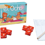 El Ocho - Jeu de plateau de stratégie d'ambiance enfants - Rouge et Noir