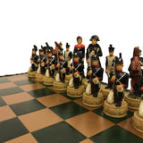 Ensemble Campagne de Russie - ensemble d'échecs décoratif - Rouge et Noir
