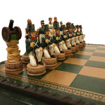 Ensemble Campagne de Russie - ensemble d'échecs décoratif - Rouge et Noir