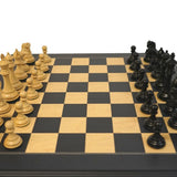 Ensemble Cavalier Cabré - Ensemble d’échecs classique - Rouge et Noir