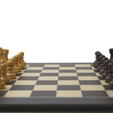 Ensemble club Wengé biseauté - Pièces Palissandre - ensemble d'échecs classique - Rouge et Noir