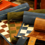 Ensemble d'échecs roulable magnétique - Cuir véritable - Classique - ensemble d'échecs luxe classique jeu d'échecs échecs de voyage en cuir véritable - Rouge et Noir