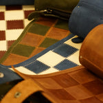 Ensemble d'échecs roulable magnétique - Cuir véritable - Classique - ensemble d'échecs luxe classique jeu d'échecs échecs de voyage en cuir véritable - Rouge et Noir
