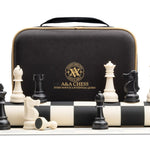 Ensemble jeu d'échecs en trousse - Plastique et silicone - ensemble d'échecs classique jeu d'échecs échecs de voyage - Rouge et Noir