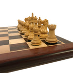 Ensemble Palissandre laqué - ensemble échecs classique - Rouge et Noir