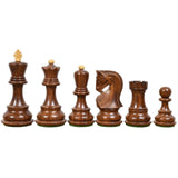 Ensemble Russe - ensemble d'échecs classique et décoratif - Rouge et Noir