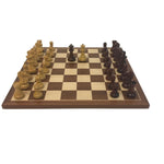Ensemble Suprême Bois de Rose - Acajou Bords fins - ensemble échecs classique - Rouge et Noir