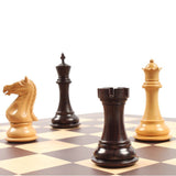 Ensemble Tournoi Deluxe - Bois de Rose - ensemble d'échecs classique - Rouge et Noir