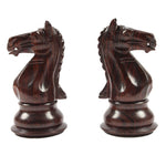 Ensemble Tournoi Deluxe - Bois de Rose - ensemble d'échecs classique - Rouge et Noir