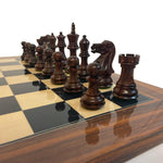 Ensemble Ultime Palissandre - Laqué - Ensemble d’échecs classique - Rouge et Noir