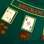 Exemplaire unique - 100 jetons ancien Bakélite - coffret de poker de luxe - Rouge et Noir