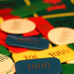 Exemplaire unique - 200 jetons ancien Bakélite - coffret de poker de luxe - Rouge et Noir