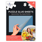 Feuille adhesive pour puzzle - accessoire puzzle - Rouge et Noir