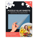 Feuille adhesive pour puzzle - accessoire puzzle - Rouge et Noir