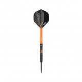 Fléchettes 80% Nickel Tungstène - Raise B - Orange - Fléchettes acier - Rouge et Noir