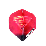 Fléchettes 90% Nickel Tungstène - Tornado - Fléchettes acier - Rouge et Noir